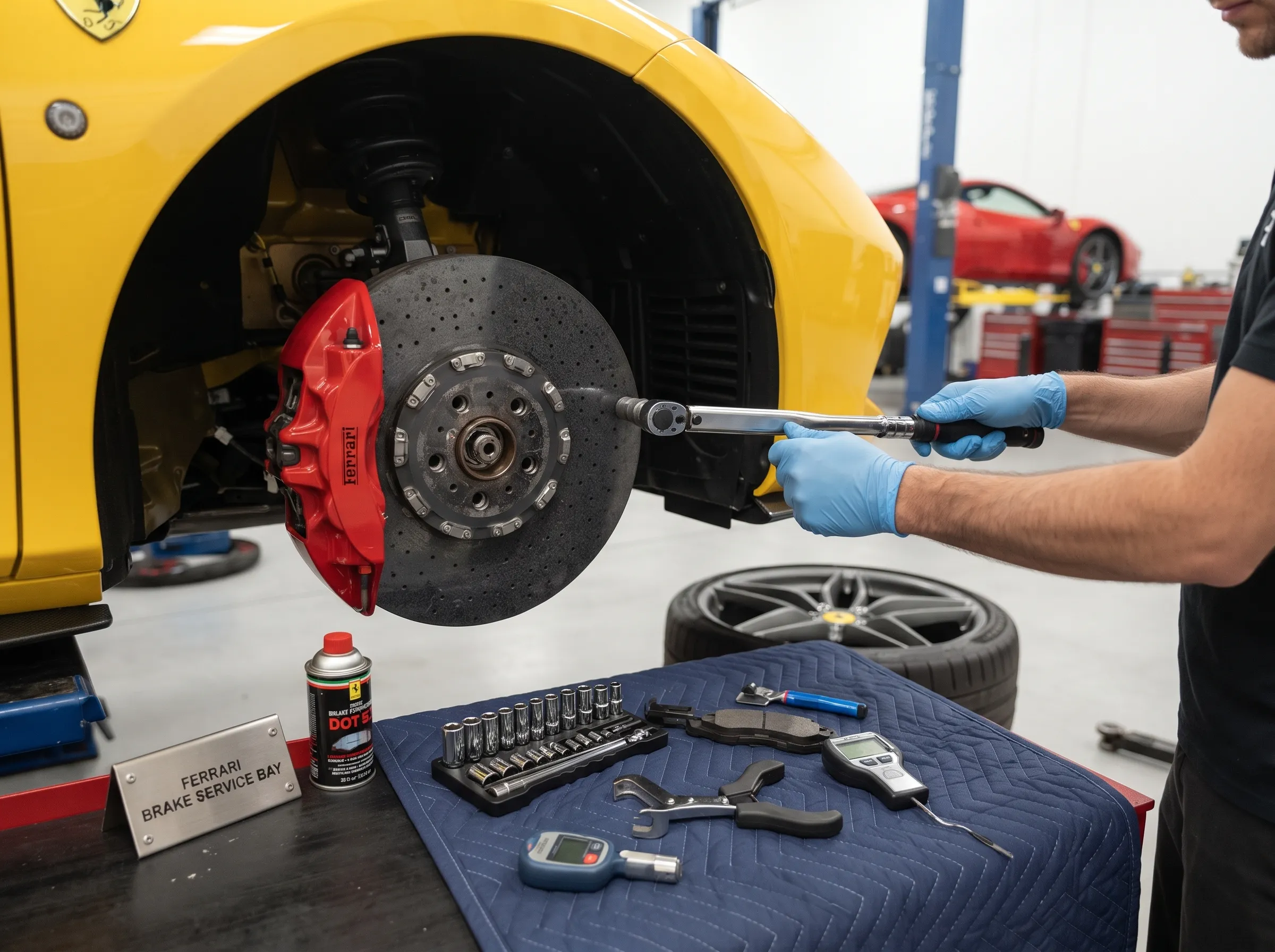 Ferrari Brake Service Dubai