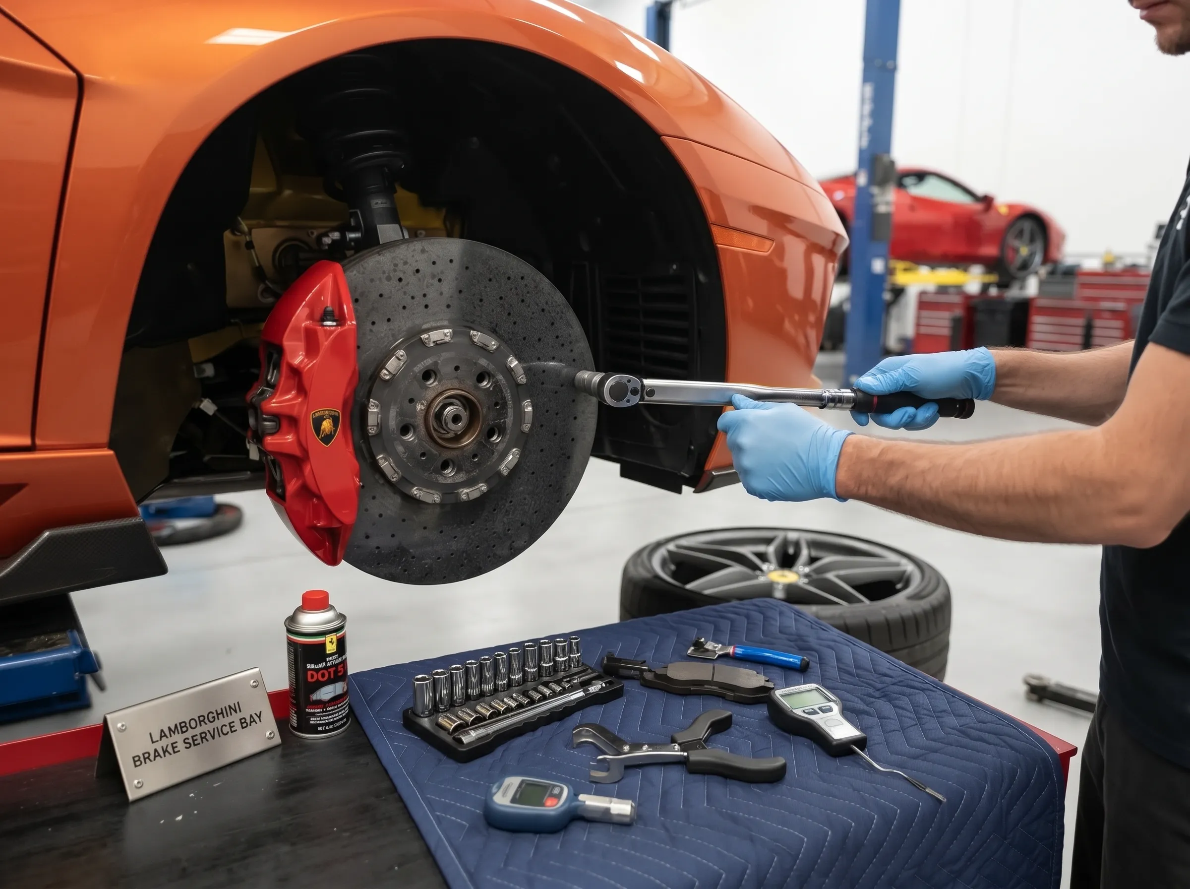 Lamborghini Brake Service Dubai